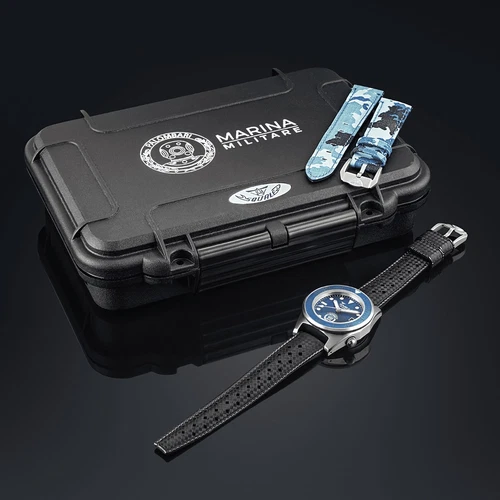 Squale Master x Palombari blaues Zifferblatt 1200M SCHWEIZER HERGESTELLT Taucheruhr Ltd Ed 500 Stck. - Bild 9 von 16