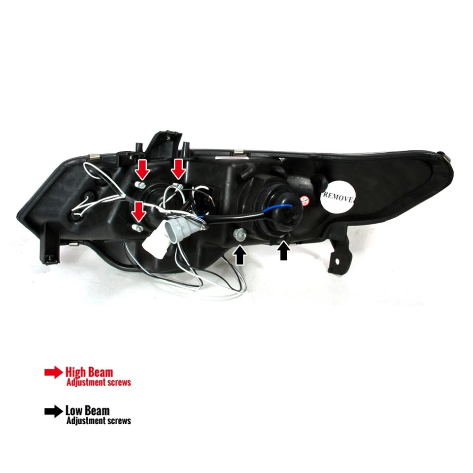 Faros proyectores negros halos puntos LED para Honda Civic Coupé 06-11 2 puertas FA FG Foto 3 de 4