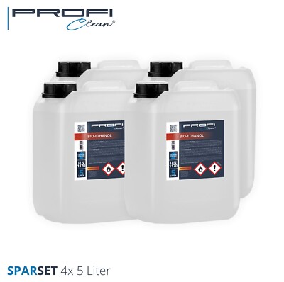 Bioethanol 96,6% Kamin Alkohol 20L 4x5 Liter