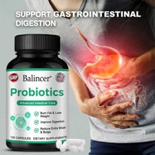 Probiotics blend of Lactobacillus 30 To 120 Capsules Gut Health