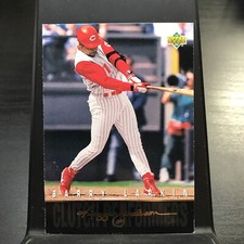 Barry Larkin 1993  Upper Deck Reggie Jackson's Clutch Performers  #R13  Reds VG