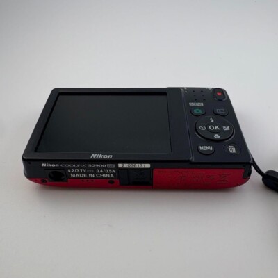 Mint w/Box] Nikon COOLPIX S2900 Red 20.1 MP Digital Camera from