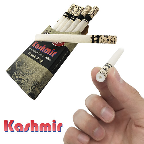 Kashmir Pre-Rolled Cigarete Filter Tubes Classic Organic Hemp 6ct - 30 Pack 