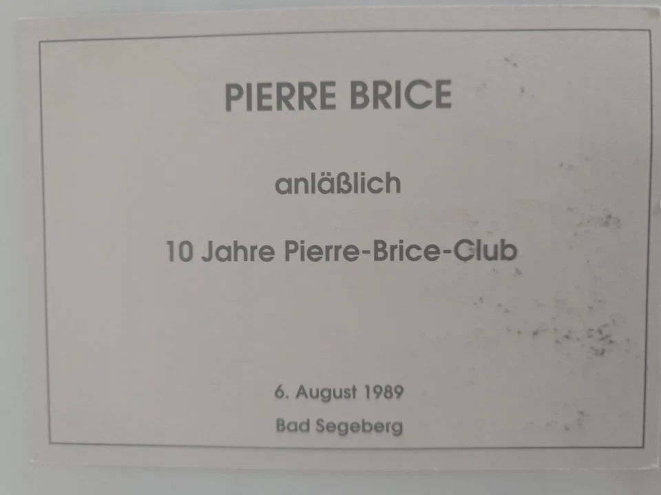 Pierre Brice Autogramm Drucksigniert Original  Autograph Autografo - Bild 2 von 2