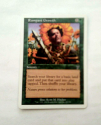 MTG Rampant Growth 7th Edition 262/350 Reg. Common - Premium NOS