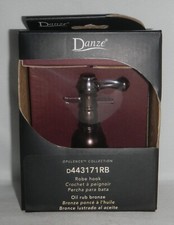 Danze Opulence Oil Rub Rubbed Bronze Brown Single Robe Towel Hook D443171RB