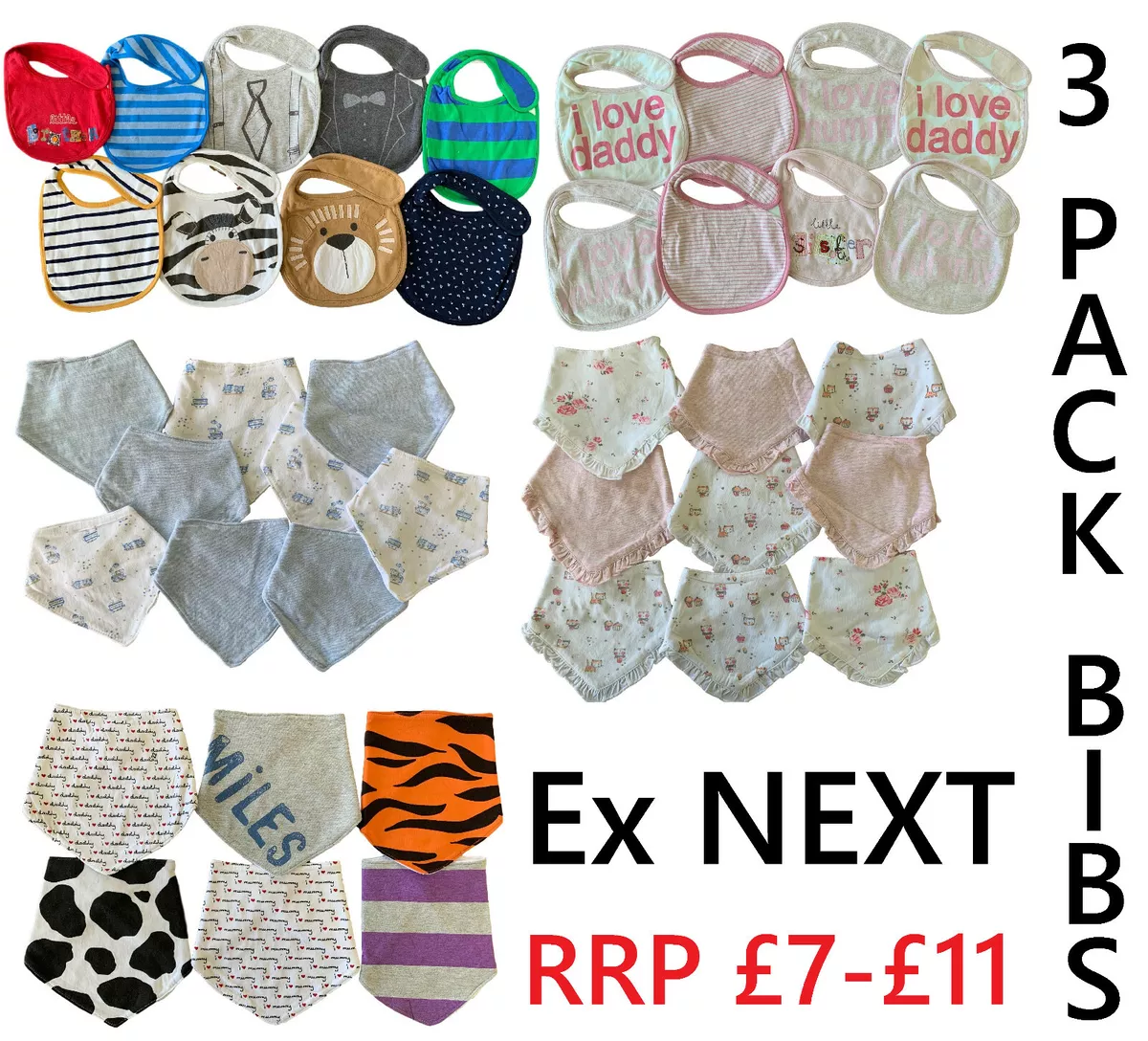 Dribble sales on bibs