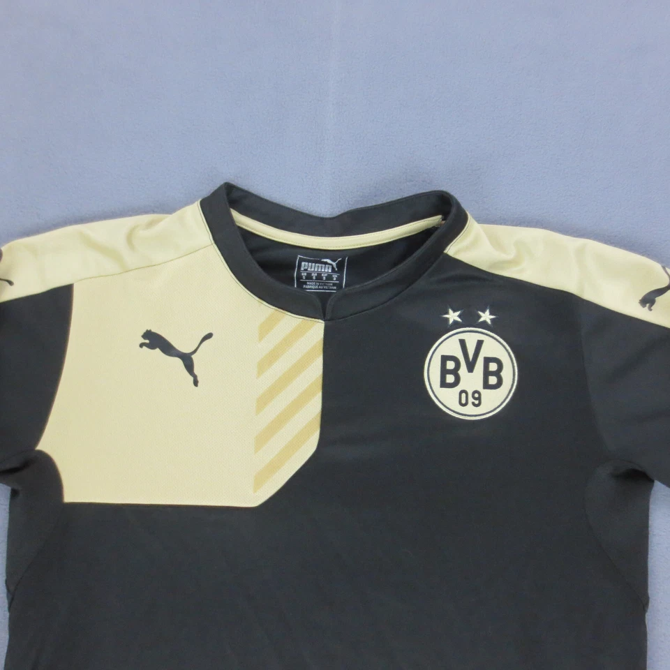 Maillot Borussia Dortmunt 2015-16 Entrainement Puma Homme S Noir Manches Longues - Photo 2/4