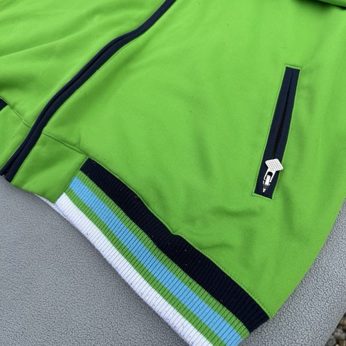 Vintage Enyce Trainingsjacke Herren XL grün Y2K Baggy warm Reißverschluss - Bild 6 von 16