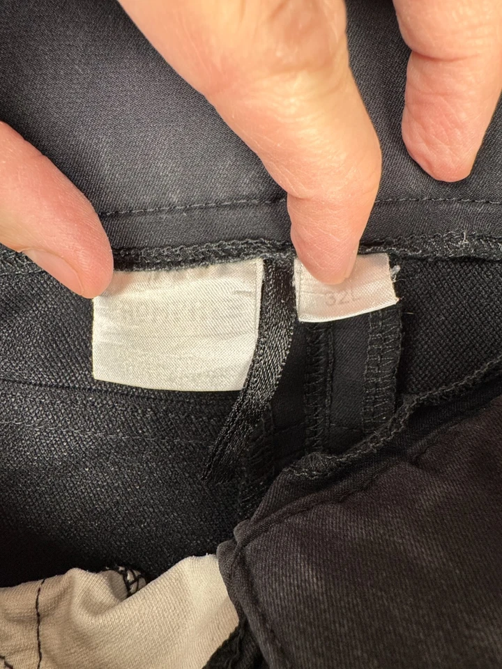 Pantalones ROMFH Talla 32L (32x28) Negro Desgaste Ligero Foto 4 de 4