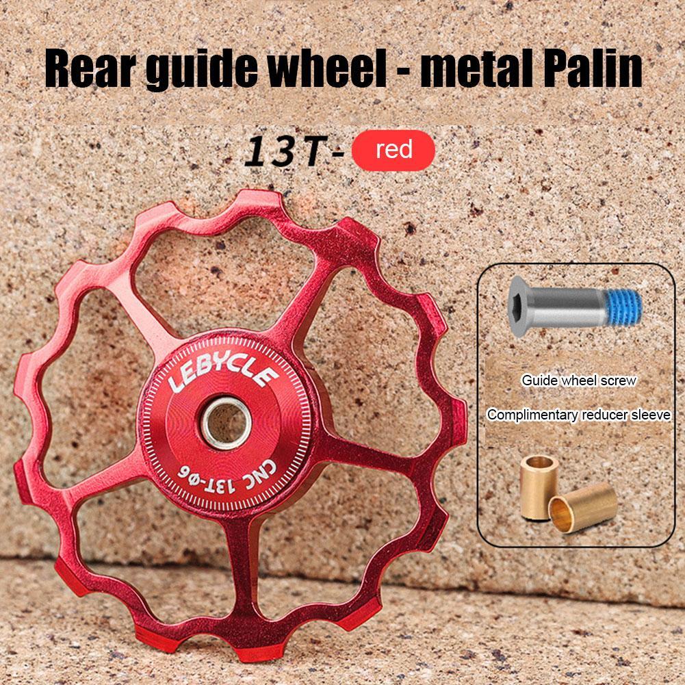 RISK 11T Alloy Rear Derailleur Guide Pulley – Ceramic Sealed Bearing Jockey Wheel – 8/9/10 Speed
