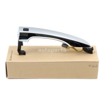 Front Left Door Handle With Smart Key For 2016-2021 Hyundai Tucson - Ash Black (TCM)