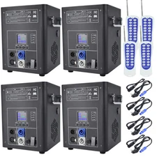 4Packs 750W Larger Cold Spark Machines Stage Effect Machine DJ Event Wedding