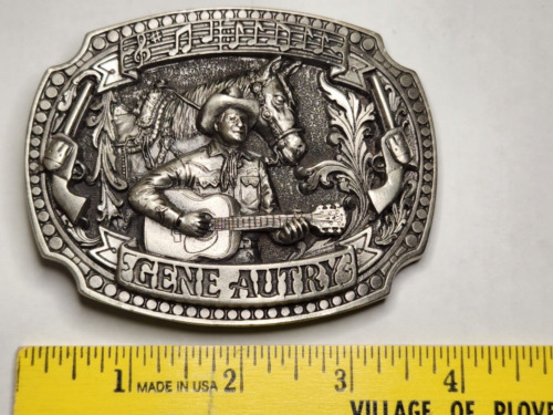 Gene Autry USA Guitar Music 1993 Belt Buckle by S… - image 1