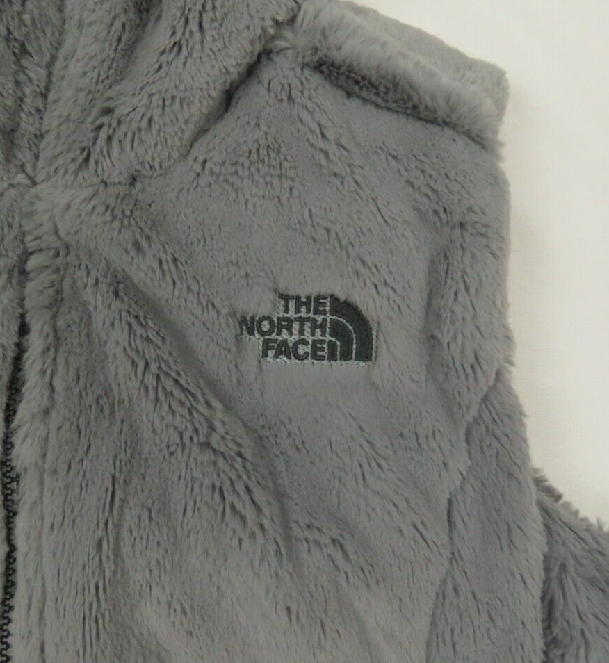 The North Face TNF Reversible Osito Fleece Black Gray Full Zip