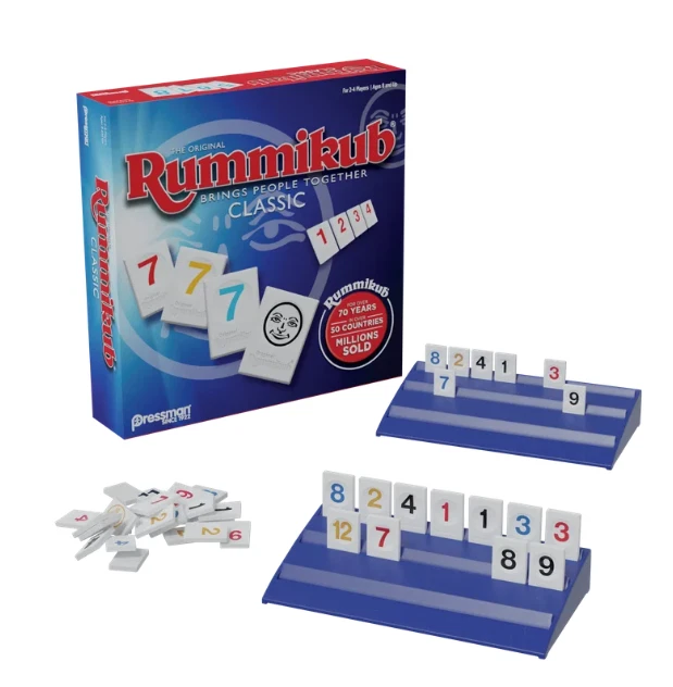 Rummikub by Pressman - Classic Edition - The Original Rummy Tile Game, Blue - Image 3 of 4
