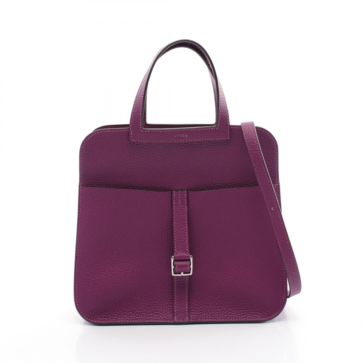 HERMES Halzan 25 2way shoulder crossbody Hand bag Z Taurillon 