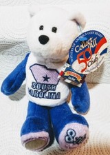 SOUTH CAROLINA Collectible State Quarter Coin Bear SC 8th State Plush 8" 2002