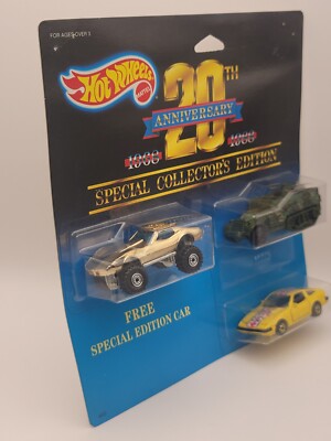 Hot Wheels 20th ann special collector's edition Monster Vette
