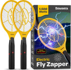 Raqueta Bug Zapper Para Mata Mosquitos Electrica Recargable De Insectos 2Pcs New