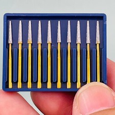 Dental Carbide Bur Orthodontic Debonding Finishing Tapper FG 8104 Tungsten Steel