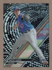SETH LUGO 2017 Topps High Tek BLACKOUT Parallel RC Rookie Card Logo Mets Royals