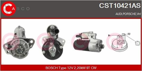 Anlasser FüR Audi Q7; Porsche Cayenne (92A,9PA); Vw Touareg-image