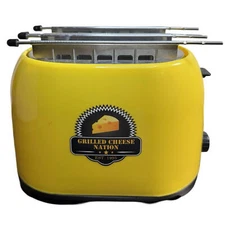 Sandwich Toaster - Grilled Cheese Toaster Machine Cooker By Smart Planet -Yellow