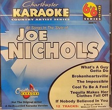 20574 JOE NICHOLS CHARTBUSTER KARAOKE CDG