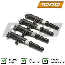Torq 4X IGNITION COIL PACK FOR RENAULT CLIO KANGOO LAGUNA TRAFIC TWINGO MFPC23x4