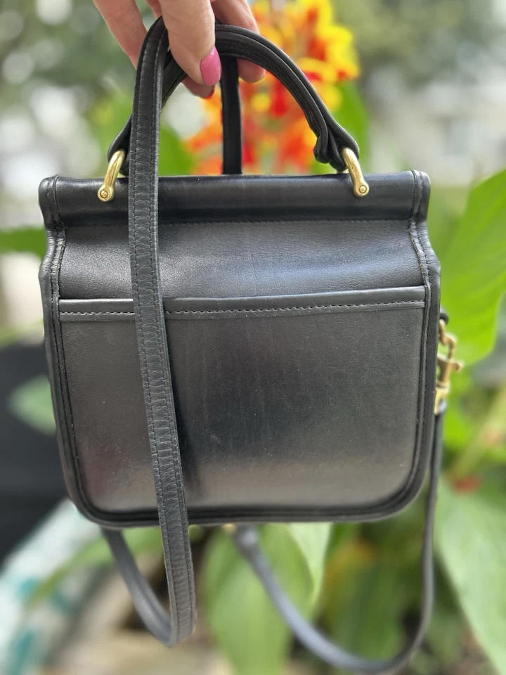 Coach Vintage Winnie Bag - Black Crossbody/Top Handle bag with Original Hangtag - Image 2 of 4