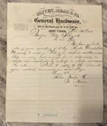 1865 CIVIL WAR ERA LETTER DOCUMENT 8” x 10” BEAUTIFUL LETTERHEAD & INTERESTING