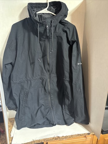 Columbia Women's Sage Lake Long Lined Jacket Large Black - Picture 1 of 11
