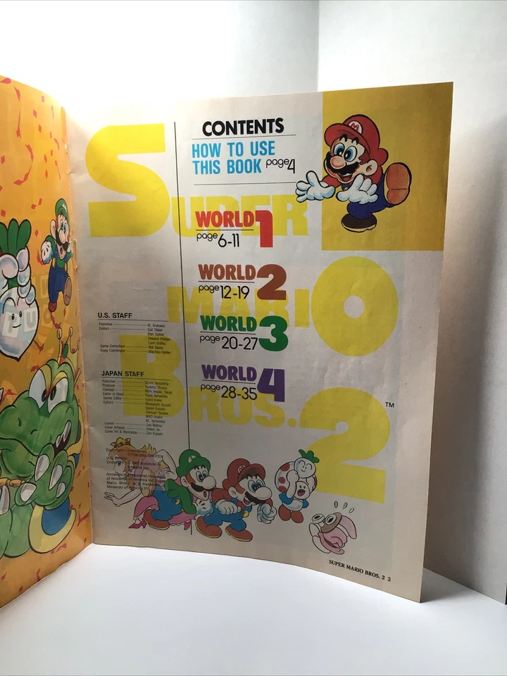 Nintendo Power Super Mario Bros. 2 Inside Out Tip Book Part 1  VGC 1989 - Image 3 of 4