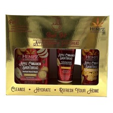 Hempz Apple Cinnamon Shortbread Hand Wash, Creme Room Mist Gift Set