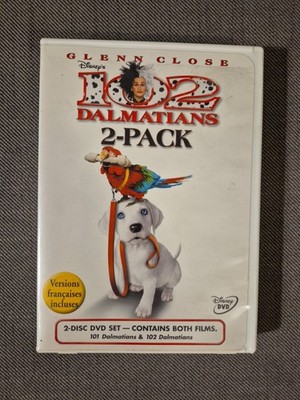 101 Dalmatians / 102 Dalmatians 2-Pack Double Pack DVD Movie Set (Glenn Close)