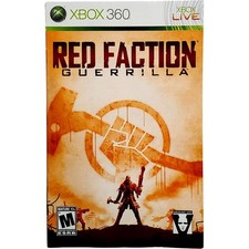  Manual Only Red Faction Guerrilla - Microsoft Xbox 360 Excellent Original