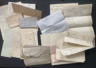 LETTRS & DOCUMENTS of MAJOR HENRY SMITH FOUGHT in BLACK HAWK WAR MEXICAN WAR