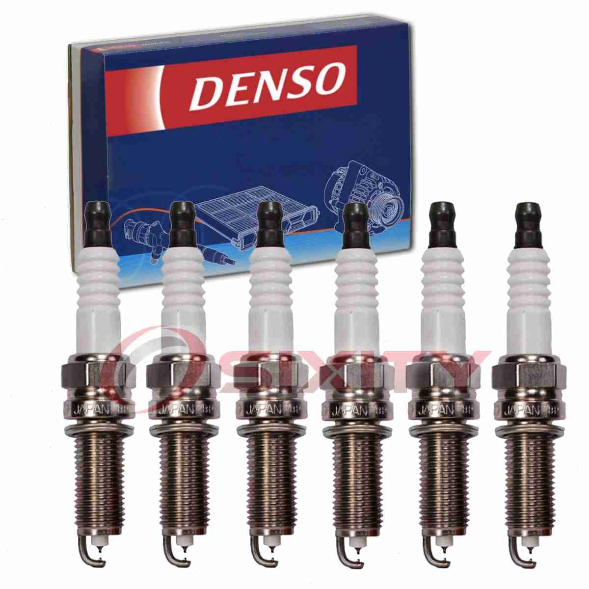 6 pc DENSO 3478 Spark Plugs for XP6203 FXU16HR11 93199 18851-11060 ez