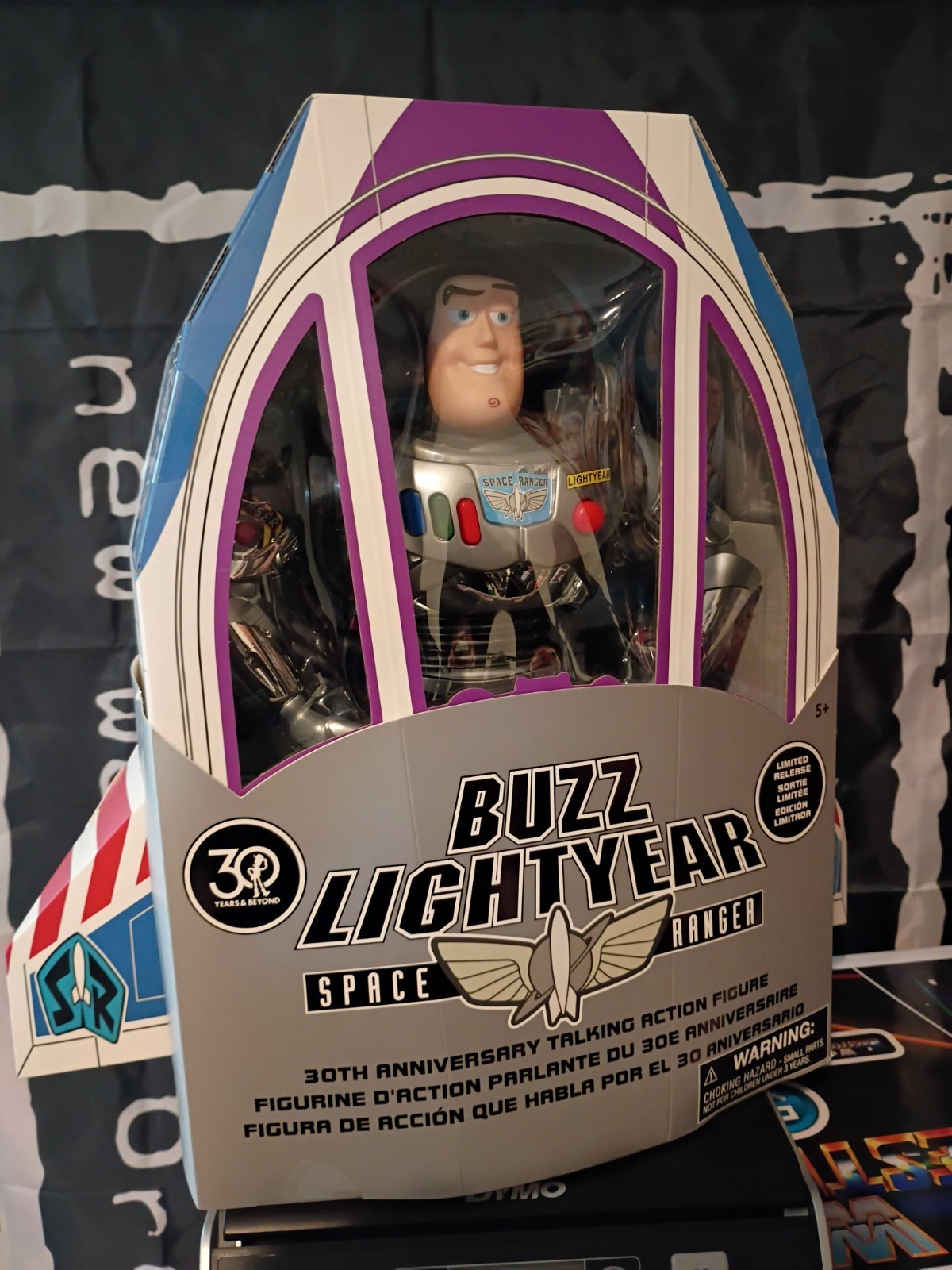 New 30th Anniversary Toy Story Limited Release Buzz Lightyear Talking Figure 🔥