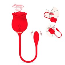 Rojo-Suck-Vibrador-Clítoris-Sucker-Consolador-Mujer-Punto G-Masajeador Sexo-Juguete para-Mujeres