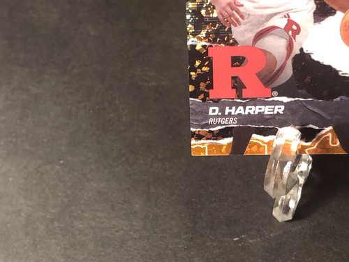 2024-25 Bowman Best Dylan Harper Patch Auto Orange /25 Rutgers, Spurs - Picture 5 of 6