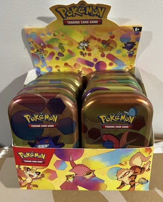 *EMPTY* Pokemon 151 Mini Tin Set - Including ART and COINS. NO PACKS! W/ Display