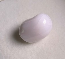 17ct White Natural Conch Pearl CRACKED. Baroque Shape