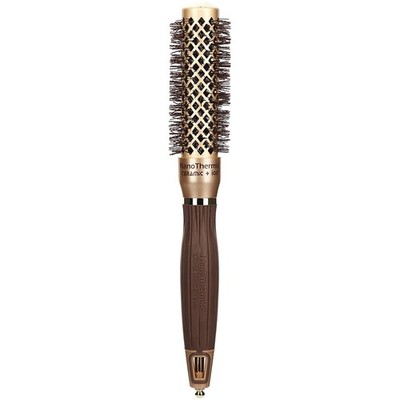 NT-24 NanoThermic Ceramic Ionic Round Hair Brush   1'' for Frizz-Free Styling
