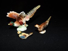 Vintage Pheasant Bird Lot Bone China Made in Japan [fa714]