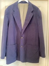 ROHAN Global Travel Jacket Lined Chore Jacket Blue UK Size 44" Chest Pre Worn