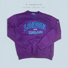 Women's Purple and Burgundy Sweatshirt