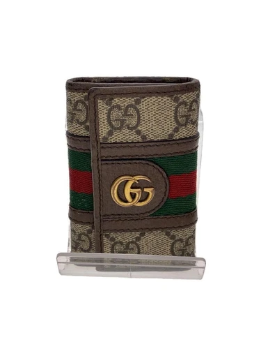 Étui à clés GUCCI GG Supreme PVC beige homme occasion