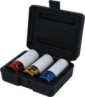 "Ks Tools 515.1005 1/2\" Alu-Felgen Kraft-Stecknuss-Satz, 3-Tlg"